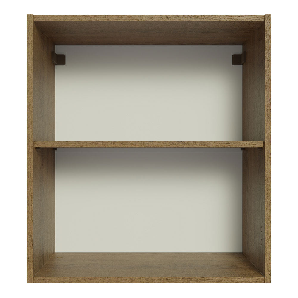 Alacena 60 cm con 2 Nichos Abiertos Marrón