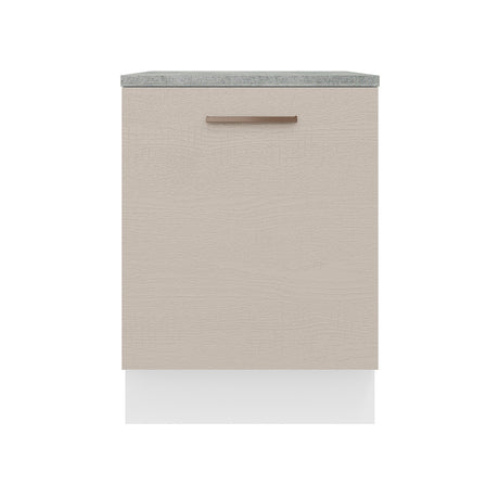 Mueble de Cocina 60 cm 1 Puerta Blanco/Crema Agata Madesa