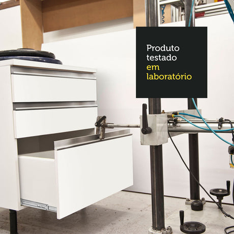Kit de Cocina 60cm 2 Puertas con Armario Alto y Mostrador Blanco Madesa Topazio