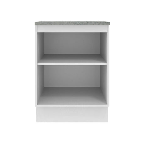 Mueble de Cocina 60 cm 1 Puerta Blanco/Crema Agata Madesa