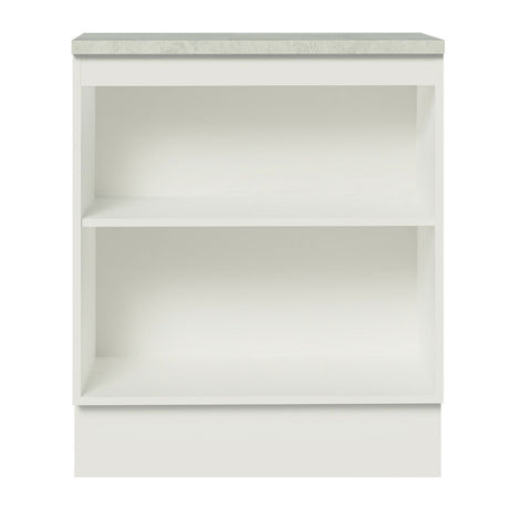 Mueble de Cocina  Madesa Glamy 70 cm 2 Puertas Blanco