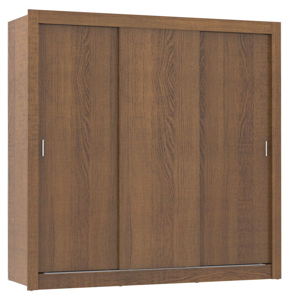 Ropero Doble Madesa Monaco 3 Puertas Corredizas - Marron