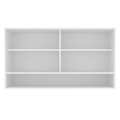 Alacena Madesa Glamy 2 Puertas Corredizas de Vidrio y 1 Nicho Blanco