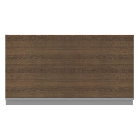 Alacena 60 cm 1 Puerta Basculante Blanco/Marrón Glamy Madesa