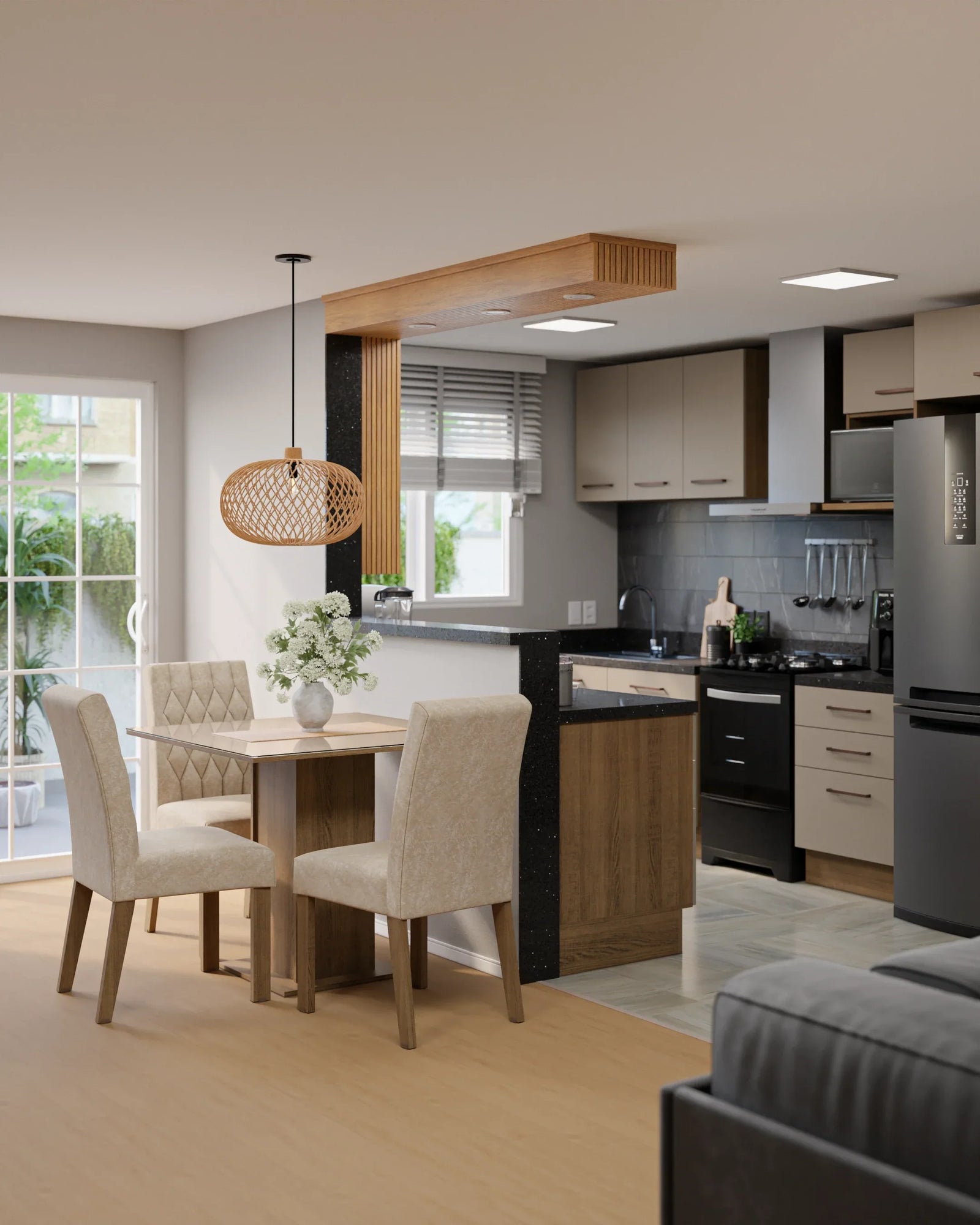 Juego de comedor Madesa