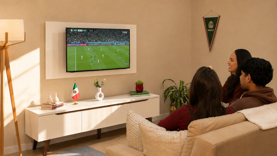 Mesa de TV con Panel Blanca Madesa