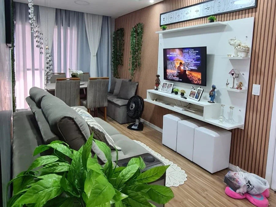 mesa de tv y panel Madesa