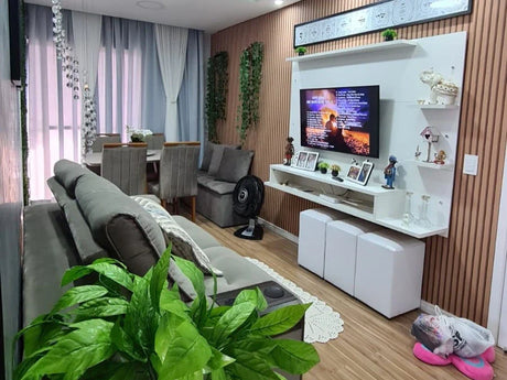 mesa de tv y panel Madesa