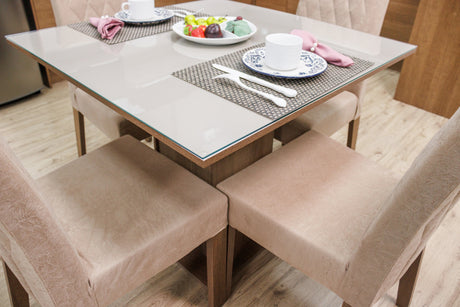 Sillas con tones neutros ayudan en la limpieza