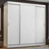 Clóset Matrimonial Reno 3 Puertas Corredizas - Blanco