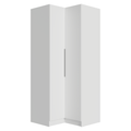 Clóset Modular Esquinero 190 cm 2 Puertas Blanco Neo Madesa