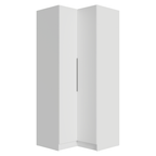 Clóset Modular Esquinero 190 cm 2 Puertas Blanco Neo Madesa