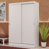 Clóset Soltero 2 Puertas Correderas Blanco Max