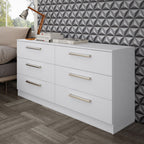 Cómoda 150 cm 6 Cajones Blanco Madesa