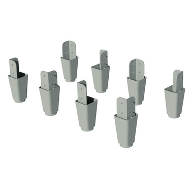 Kit 8 Patas de PVC para Clóset Reno, Austin y Royale Madesa