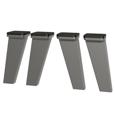 Kit 4 Patas de Polipropileno para Cocinas Gris Nice Madesa
