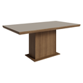 Mesa de Comedor 160 cm Marrón/Crema Madesa