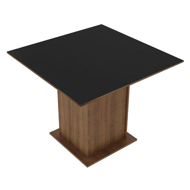 Mesa de Comedor 90 cm Marrón/Negro Madesa