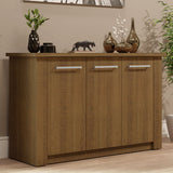 Credenza Bufetera 3 Puertas Marrón