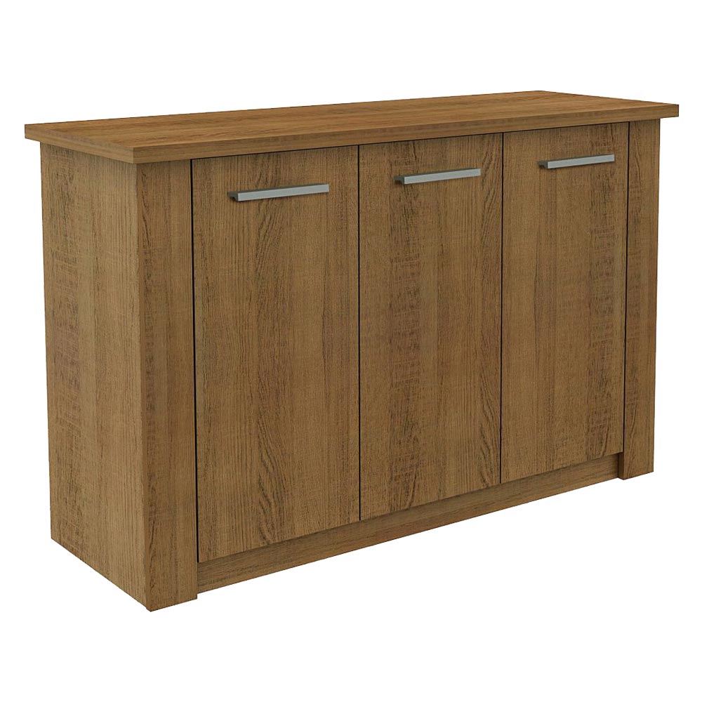 Credenza Bufetera 3 Puertas Marrón