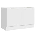 Gabinete Bajo 120 cm 2 Puertas Sin Encimera Blanco Stella Madesa