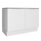 Gabinete Bajo 120 cm 2 Puertas Blanco Stella Madesa