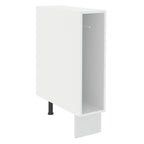 Gabinete Bajo Toallero 20 cm Sin Encimera Blanco Lux, Glamy y Agata Madesa