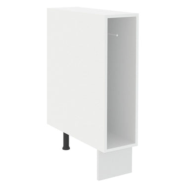 Gabinete Bajo Toallero 20 cm Sin Encimera Blanco Lux, Glamy y Agata Madesa