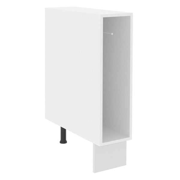 Gabinete Bajo Toallero 20 cm Sin Encimera Blanco Lux, Glamy y Agata Madesa