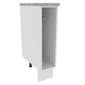 Gabinete Bajo Toallero 20 cm Blanco Lux, Glamy y Agata Madesa
