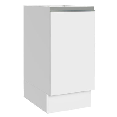 Gabinete Bajo 35 cm 1 Puerta Sin Encimera Blanco Glamy Madesa