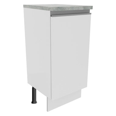 Gabinete Bajo 35 cm 1 Puerta Blanco Glamy Madesa