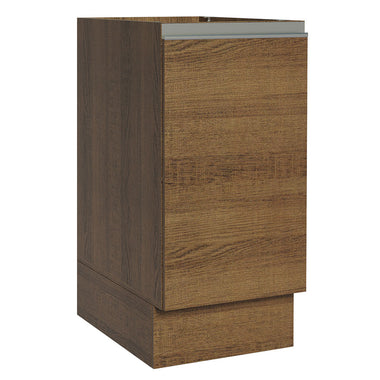 Gabinete Bajo 35 cm 1 Puerta Sin Encimera Marrón Glamy Madesa
