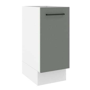Gabinete Bajo 35 cm 1 Puerta Sin Encimera Blanco/Gris Agata Madesa