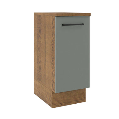 Gabinete Bajo 35 cm 1 Puerta Marrón/Gris Agata Madesa