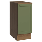 Gabinete Bajo 35 cm 1 Puerta Marrón/Verde Vik Madesa