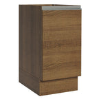 Gabinete Bajo 40 cm 1 Puerta Sin Encimera Marrón Glamy Madesa