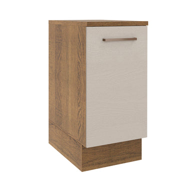 Gabinete Bajo 40 x 60 cm 1 Puerta Marrón/Crema Agata Madesa