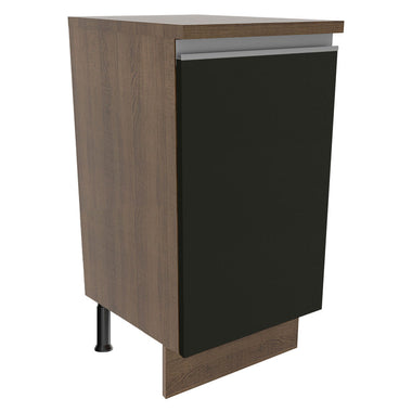 Gabinete Bajo 40 cm 1 Puerta Marrón/Negro Glamy Madesa