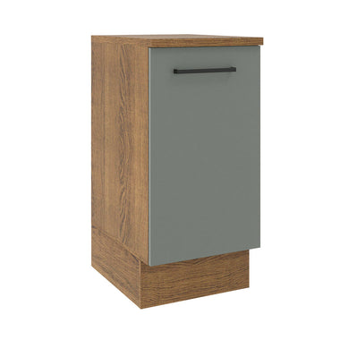 Gabinete Bajo 40 cm 1 Puerta Marrón/Gris Agata Madesa