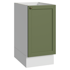 Gabinete Bajo 40 cm 1 Puerta Sin Encimera Blanco/Verde Vik Madesa
