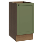 Gabinete Bajo 40 cm 1 Puerta Sin Encimera Marrón/Verde Vik Madesa