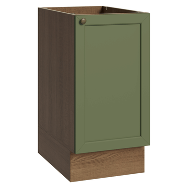 Gabinete Bajo 40 cm 1 Puerta Sin Encimera Marrón/Verde Vik Madesa