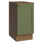 Gabinete Bajo 40 cm 1 Puerta Marrón/Verde Vik Madesa