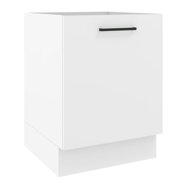 Gabinete Bajo 60 cm 1 Puerta Sin Encimera Blanco Agata Madesa
