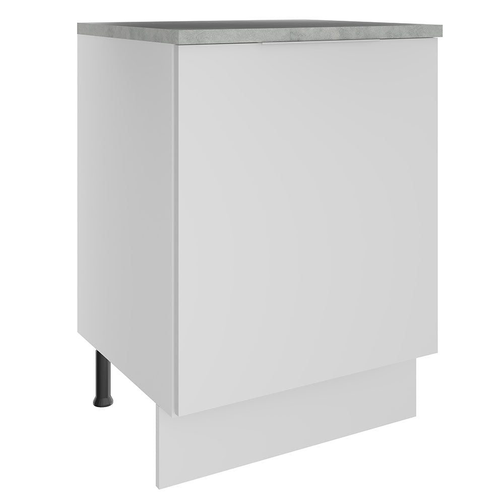 Gabinete Bajo 60 cm 1 Puerta Blanco Stella Madesa