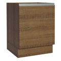 Gabinete Bajo 60 cm 1 Puerta Sin Encimera Marrón Glamy Madesa