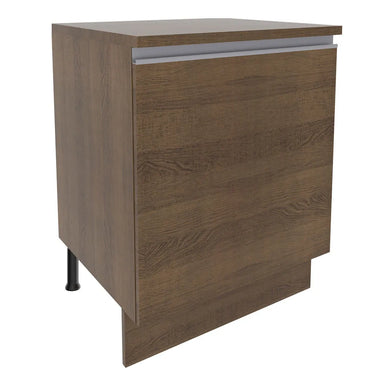 Gabinete Bajo 60 cm 1 Puerta Marrón Glamy Madesa