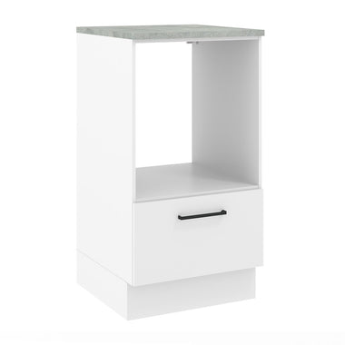 Gabinete Bajo para Horno 60 cm 1 Puerta Blanco Agata Madesa