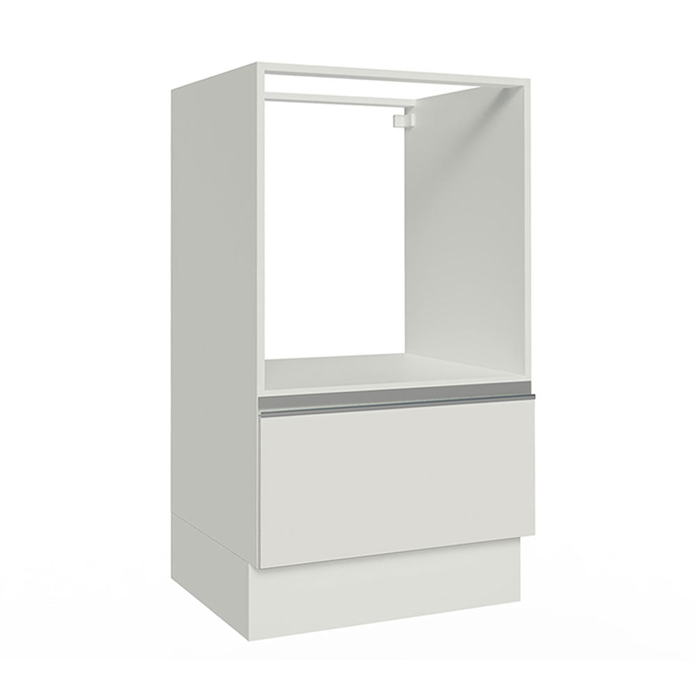 Gabinete Bajo para Horno 60 cm 1 Puerta Sin Encimera Blanco Glamy Madesa